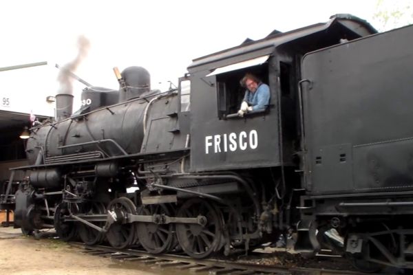 Old-Fashioned Train in Frisco