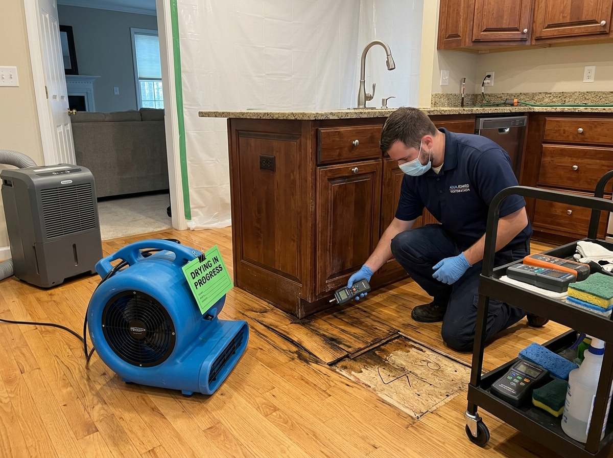 Home 26 Water Damage Restoration in Belmont Woods