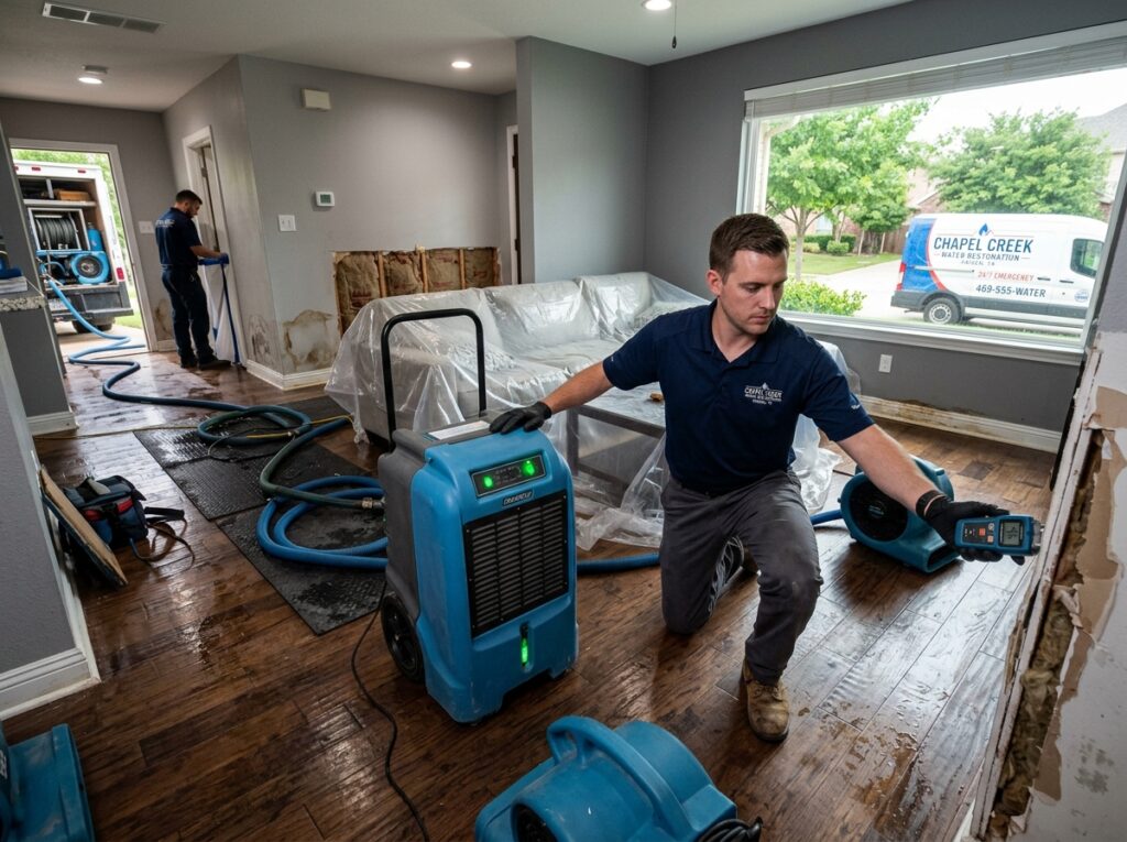  Water Damage Restoration in Chapel Creek