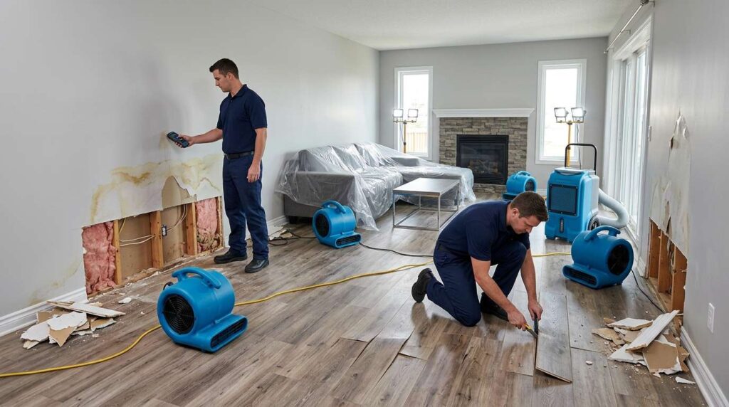 Water Damage Restoration in Heritage Green