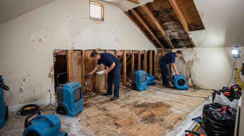 Water Damage Restoration in Heritage Village