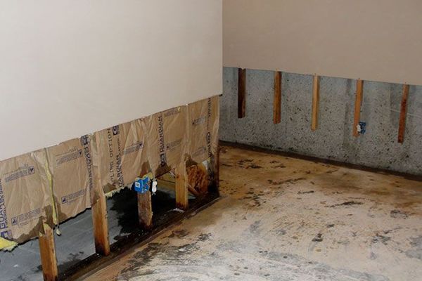 Drywall Water Damage Repair in Frisco, TX 2 Water damaged drywall being removed and replaced in a Frisco, TX home
